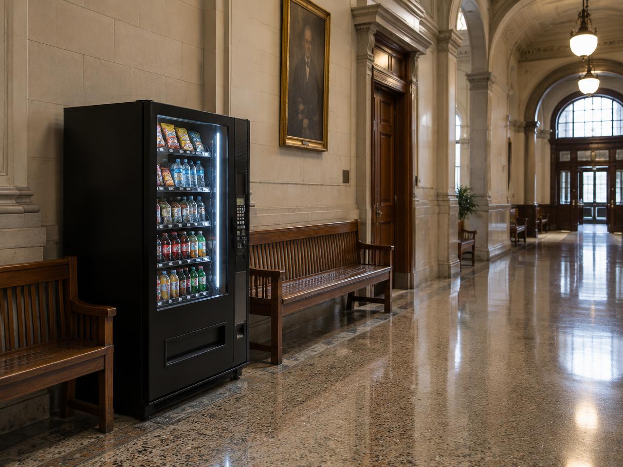 Vending machines installed for a Kaufman, TX workplace