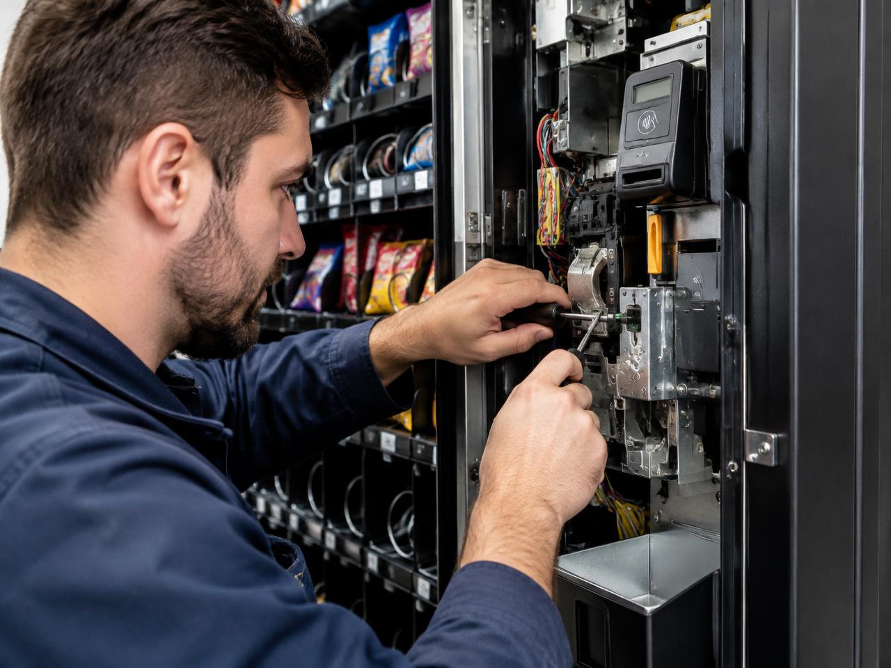 Cashless vending service for a Kaufman, TX workplace
