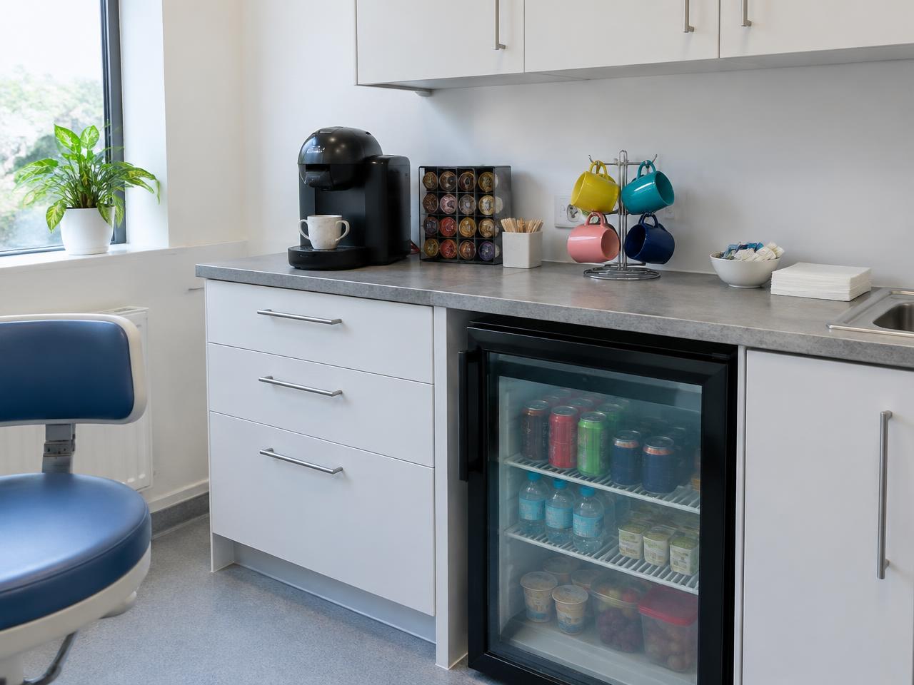 Office coffee station for a Mesquite, TX workplace