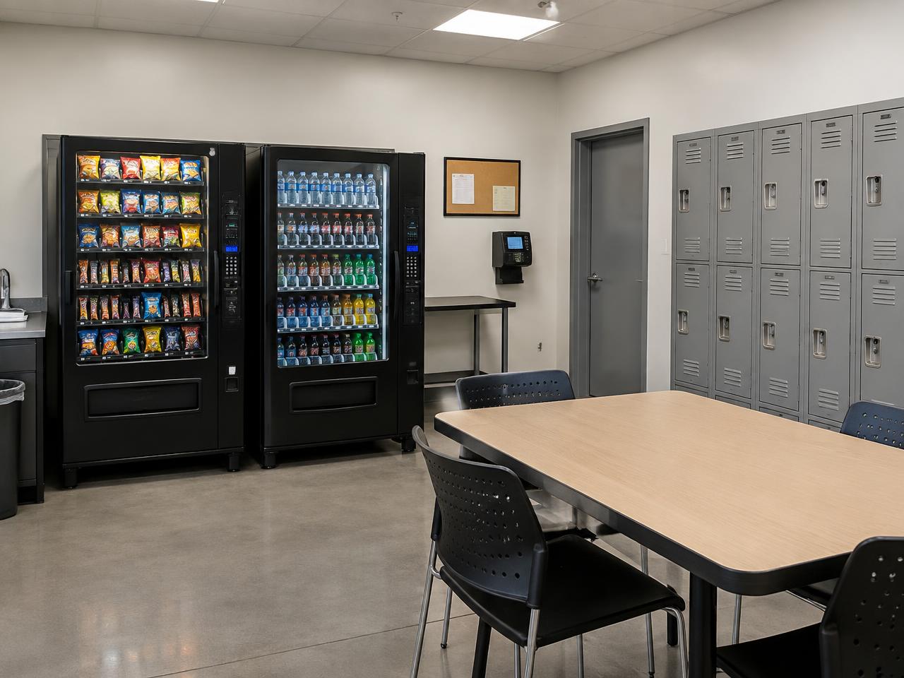 Vending machines installed for a Mesquite, TX workplace