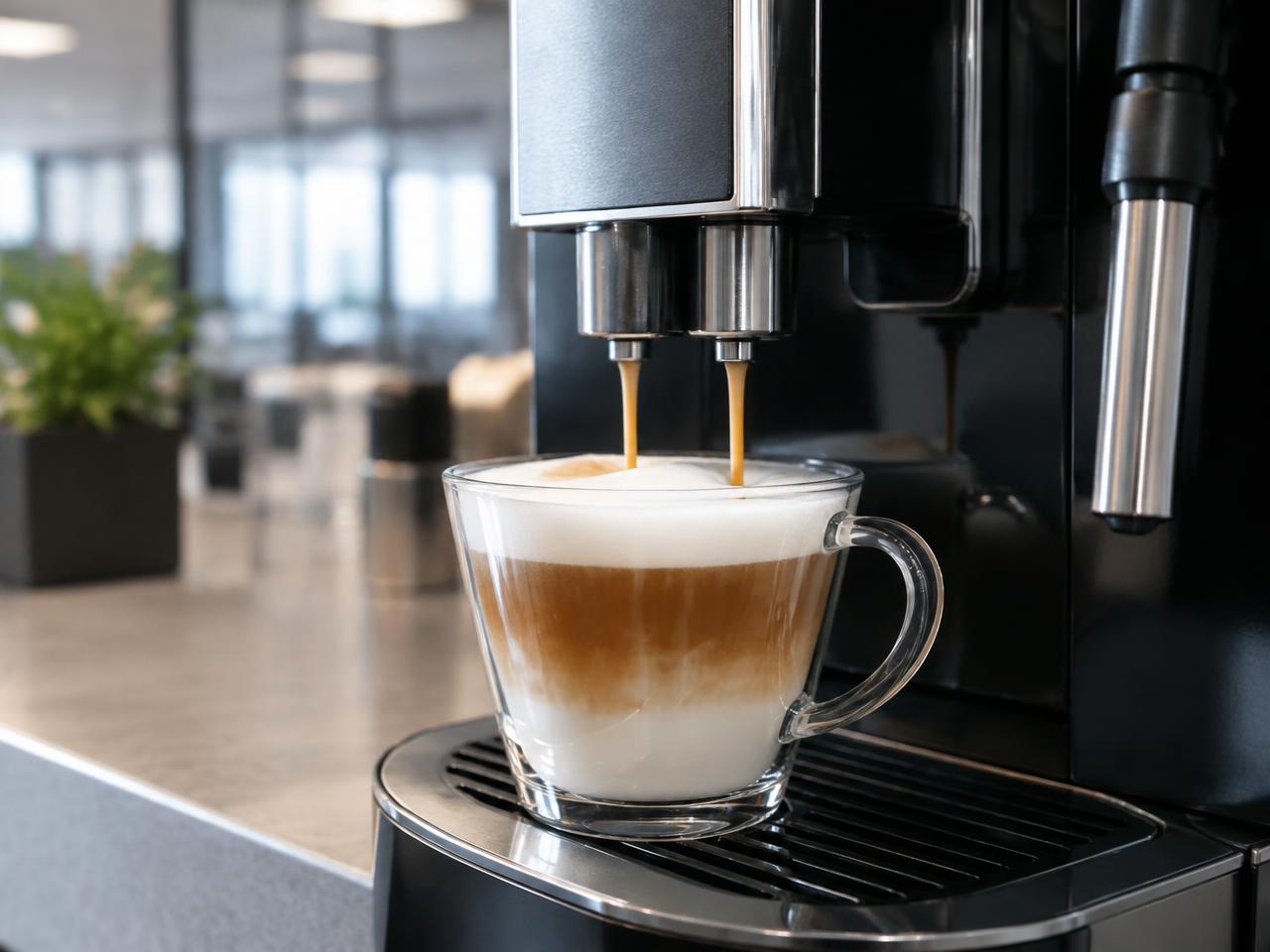Office coffee station for a Plano, TX workplace