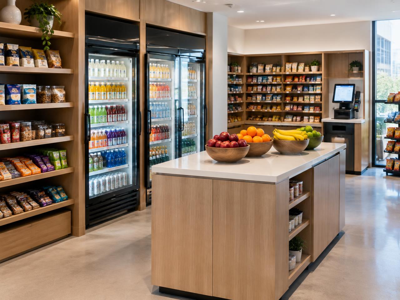 Self-service micro market for a Plano, TX workplace